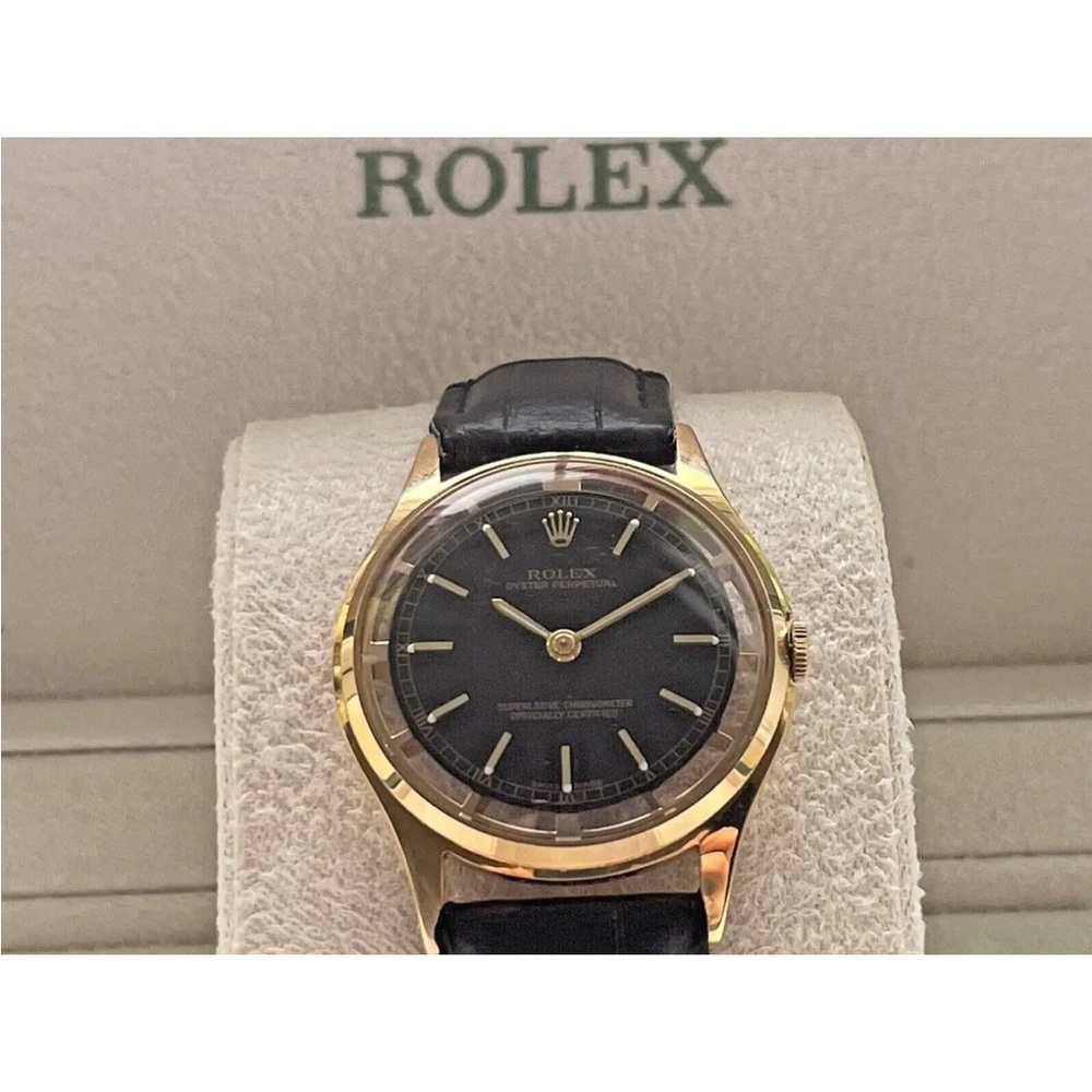 COPY - BEAUTIFUL ROLEX GENTS WATCH RECASED WITH EXHIBITION BACK CASE, COMES BOX…